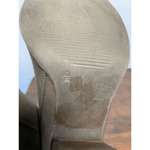 Michael Shannon Womens Side Zip High Heeled Ankle Boots Gray Size 9 - Picture 9 of 15